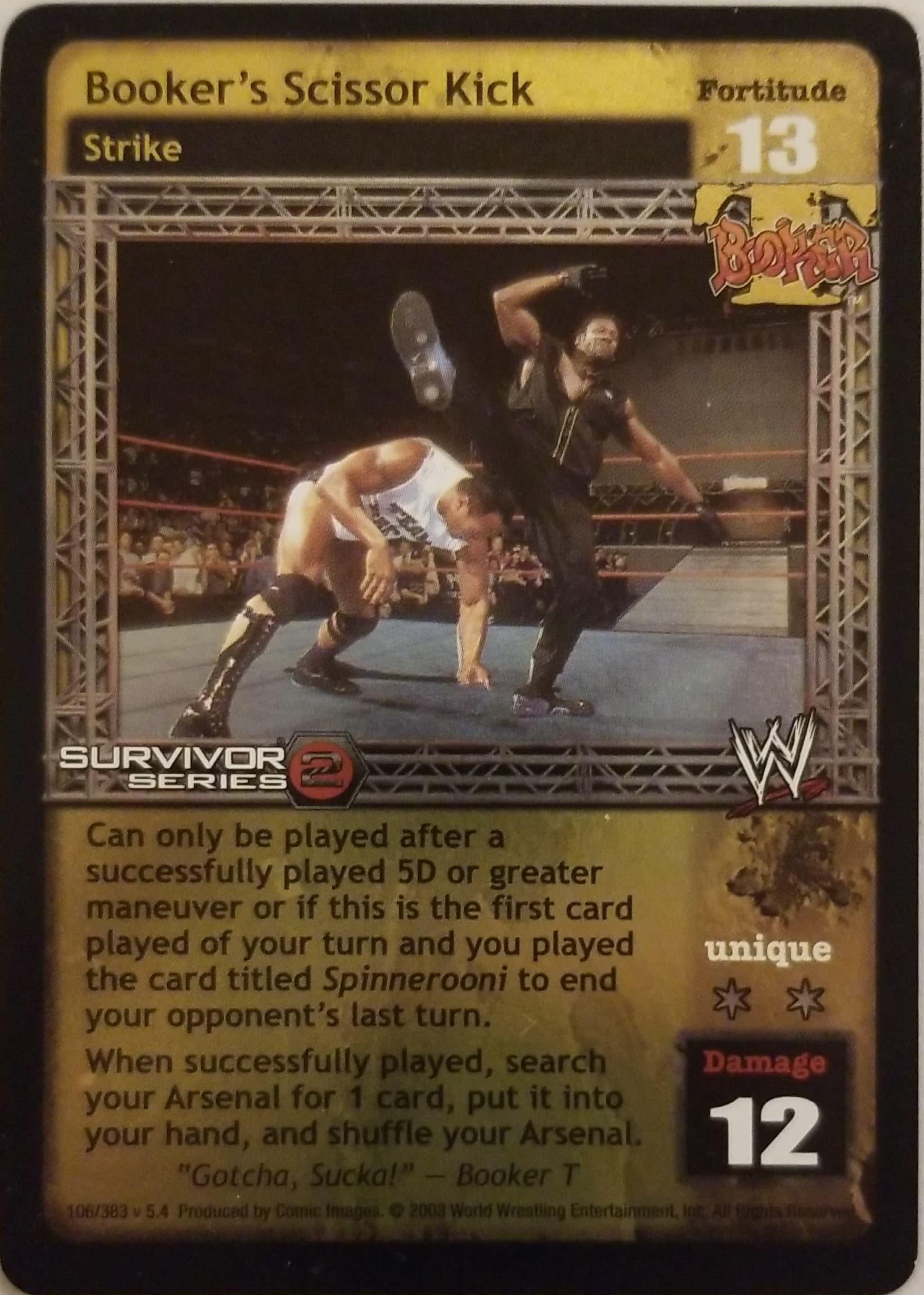 Bookers Scissor Kick